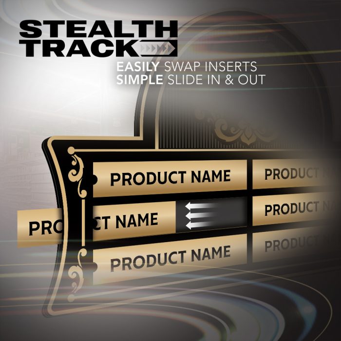 Stealth Track Aisle Sign Inserts