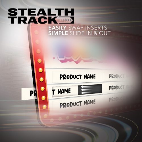 Stealth Track Insert Aisle Sign