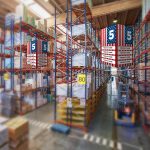 Merica 3 Side 1 Column aisle sign