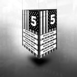 Merica 3 Side 1 Column aisle sign