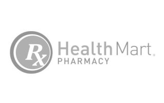 Rx logo displayed on grocery aisle signage