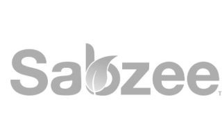 Sabzee logo featured on aisle signage display